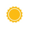 Sun icon. Modern weather icon. Flat vector symbols