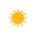 Sun icon. Modern weather icon. simple flat vector illustration