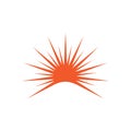 Sun icon Vector Illustration design Logo