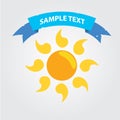 Sun icon Royalty Free Stock Photo