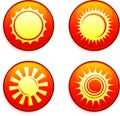 Sun Icons on Internet Buttons