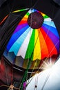 A spectrum of colors at the 2018 Colorado Springs Hot Air Balloon Labor Day Classic