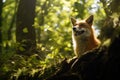 Sun-Kissed Forest Bliss: Fox\'s Delight.