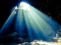 Sun light in the cave