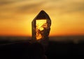 Migic cristal and sun light Royalty Free Stock Photo