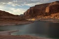 Sun setting over a cove at Lake Powell 2