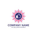 Sun Like logo design vector. Good Sun logo design template concept