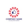 Sun Like logo design vector. Good Sun logo design template concept