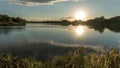 Sunset at Gray`s Lake