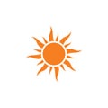 sun Logo Icon Vector illustration Royalty Free Stock Photo