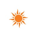 sun Logo Icon Vector illustration Royalty Free Stock Photo