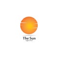 sun Logo Icon Vector illustration Royalty Free Stock Photo