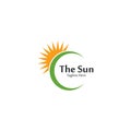 sun Logo Icon Vector illustration Royalty Free Stock Photo