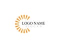 sun Logo Icon Vector Template Royalty Free Stock Photo