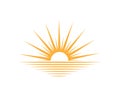 sun logo light icon