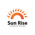 Sun  Logo Vector Design Template Royalty Free Stock Photo