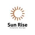 Sun  Logo Vector Design Template Royalty Free Stock Photo