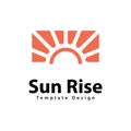 Sun  Logo Vector Design Template Royalty Free Stock Photo