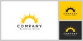 sun logo vector icon design Royalty Free Stock Photo