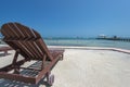 Sun lounger Belize Caye Caulker