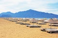 Sun loungers on Iztuzu beach