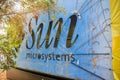 Sun Microsystems old sign