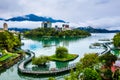 Sun Moon Lake in Nantou, Taiwan, Aerial view Sun Moon Lake