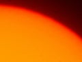 Sun details observing over telescope Royalty Free Stock Photo