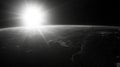 Sun over Earth Royalty Free Stock Photo