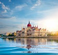 Parliament in Budapest Royalty Free Stock Photo