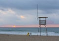 Sun over the waters of the Cantabrian Sea.