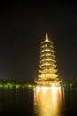 Sun Pagoda, Guilin, China Royalty Free Stock Photo