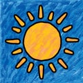 Sun painting