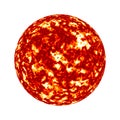 Sun photosphere Royalty Free Stock Photo