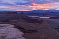 Sun Pillar Sunrise from Dead Horse Point Viewpoint