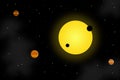 Sun and planets Royalty Free Stock Photo