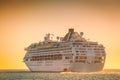 Sun Princess cruise ship in Port Adelaide Royalty Free Stock Photo