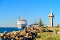 Sun Princess cruise ship in Port Adelaide Royalty Free Stock Photo