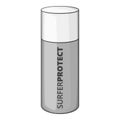 Sun protect icon, gray monochrome style Royalty Free Stock Photo