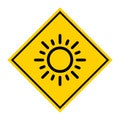 Sun protection factor icon, uv radiation block symbol, sun protect skin vector illustration