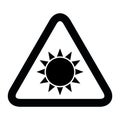 Sun protection factor icon, uv radiation block symbol, sun protect skin vector illustration