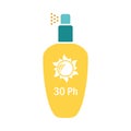 Sun protection spray icon