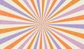 Sun ray circus. Sun rays background. Radial burst. Sunburst pattern. Beams line. Radiate sunlight. Comic effect texture Royalty Free Stock Photo