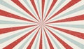 Sun ray circus. Sun rays retro background. Radial vintage burst. Soft light stripe. Sunburst pattern. Beams line. Striped aging Royalty Free Stock Photo