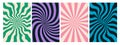 Sun Ray Radial Bg. Psychedelic Swirl Carnival Pattern. Retro Waves, Swirl, Twirl Background. Abstract Groovy Texture