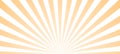 Sun ray retro background vector burst light. Sunrise or sunset retro design Royalty Free Stock Photo