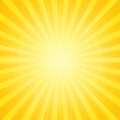 Sun with rays background