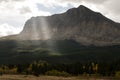 Sun Rays Break Clouds Rocky Mountains Montana Western State USA Royalty Free Stock Photo