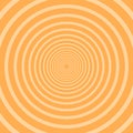 Sun rays. Circle rays. Orange background. Spiral. Summer orange background with circle pattern Royalty Free Stock Photo