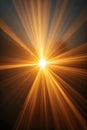 sun rays forming a star Royalty Free Stock Photo